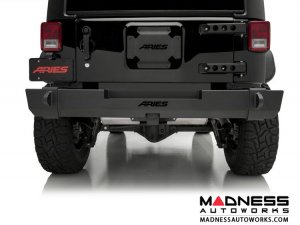 Jeep Wrangler JK TrailCrusher Rear Bumper - Carbide Black Powder Coat Jeep Wrangler JK TrailCrusher Rear Bumper - Carbide Black Powder Coat